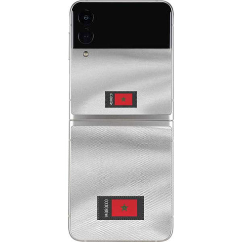 Morocco Soccer Flag Galaxy Z Flip4 5G Skin